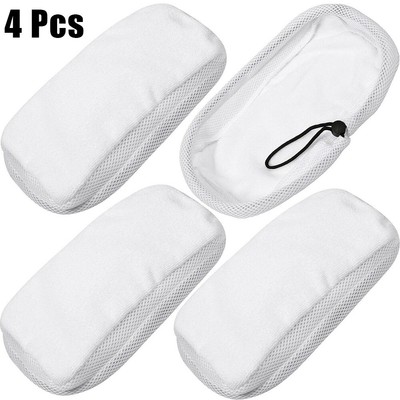 4Pcs For Morphy Richards 720020,720021 720502 9in1 Steam Cleaner Mop Cloths Pads