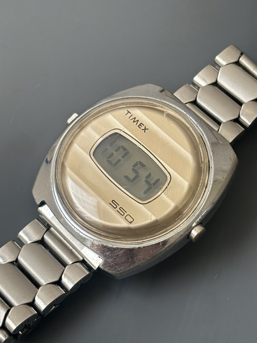 Vintage Timex SSQ LCD Men's Digital Watch | eBay