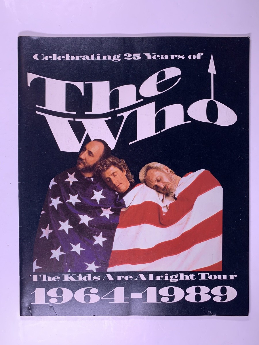 【1989】 The who THE KIDS ARE ALRIGHT TOUR 1989 the Who - the Kids Are Alright Tour - Etsy