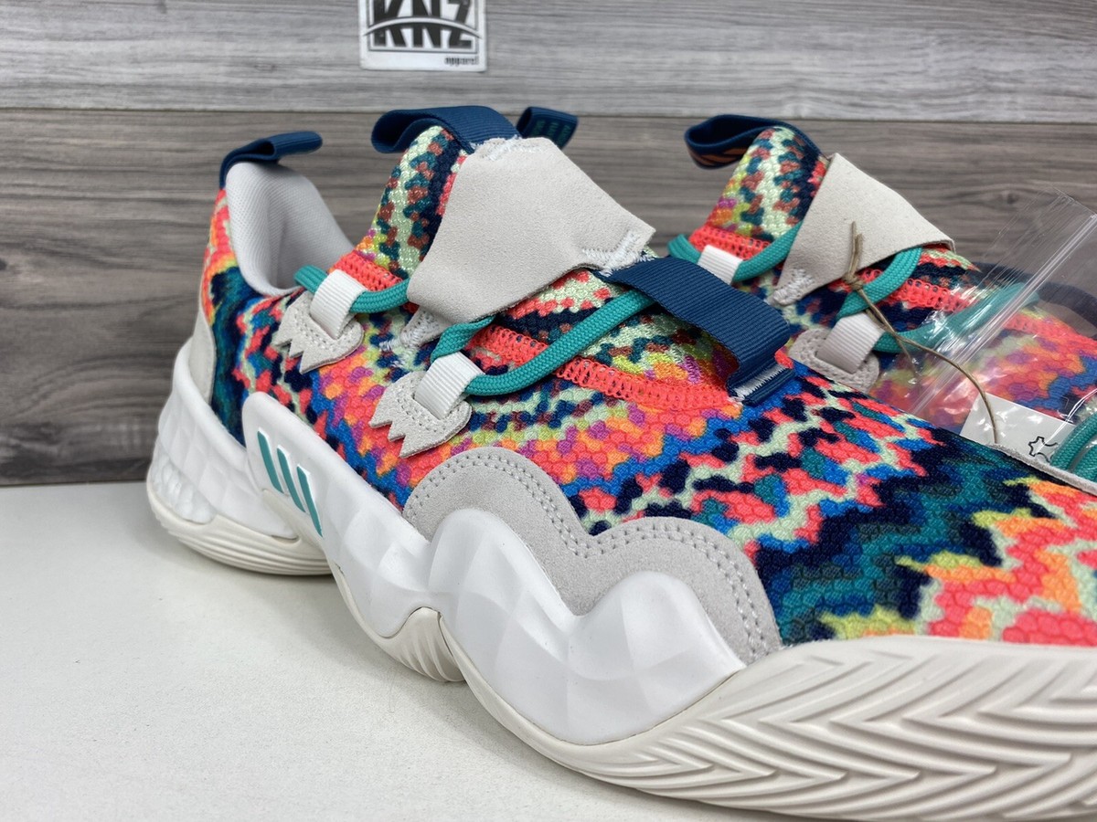 NEW RELEASE Adidas TRAE YOUNG 1 Core White Mint 'Tie Dye