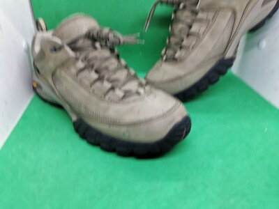 Vasque Women Size 9 M Talus Trek Low UltraDry Leather Vibram Hiking Shoes Olive