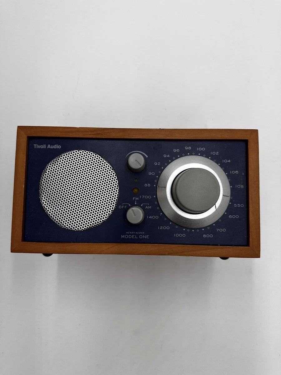 Tivoli Audio Henry Kloss Model One Radio P47-0277 Walnut Wood Blue