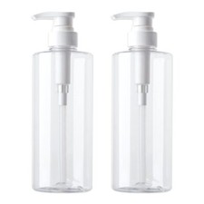 Hand Soap Dispenser Plastic Pump Bottles With Waterproof Label For Bathroom Kitc