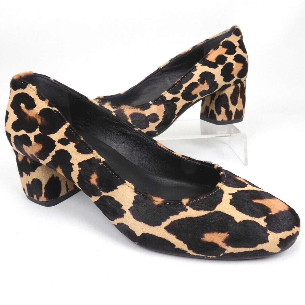 Kate Spade New York Beverly Pump Women Low Heel Shoe Size 5.5 M Leopard NEW 8493