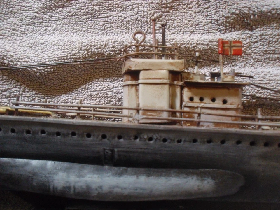 U995 Metall U-boot - Selbstbau - Sehr Alt - Bild 3 von 4