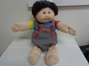 Vintage 1978 1982 Coleco Cabbage Patch Kids Boy Doll Tooth Brown