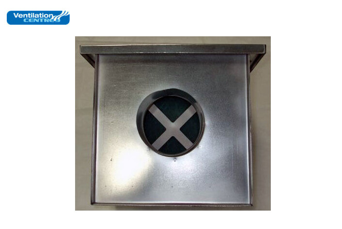 300mm Caja de filtro de aire Ventilación Humo Polvo Filtración Extracción Tubo Conducto