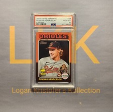 2024 Topps Heritage - Gunnar Henderson PSA 10 #24 800/999 All-Star Rookie Chrome