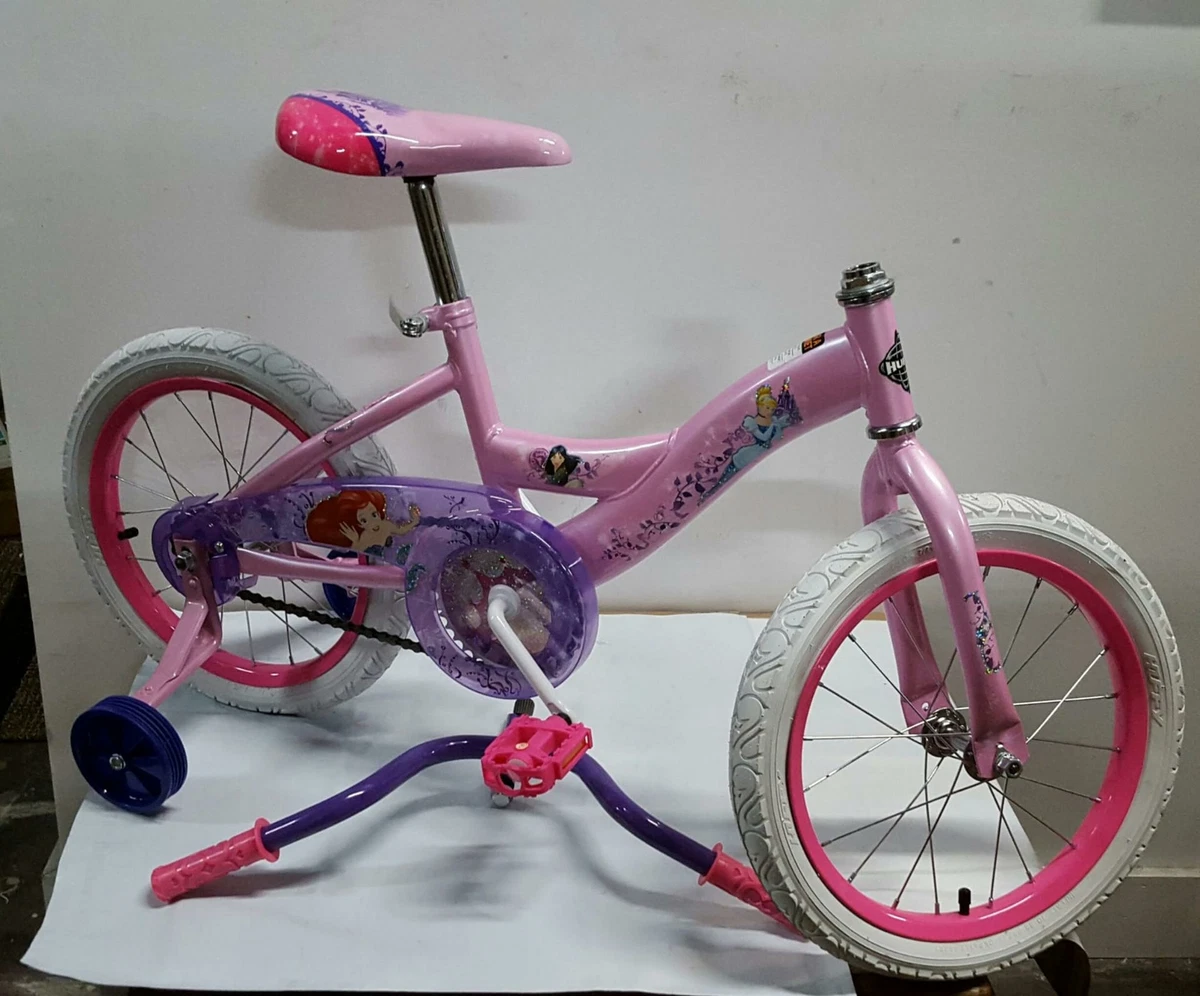 Huffy Disney Princess Bike 16 Pink INCOMPLETE AS YOU CAN SEE IN THE