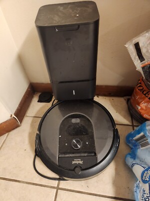iRobot Roomba i1+ Wi-Fi Connected Self-Emptying Robotic Vaccum - Black