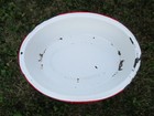 Vintage Oval Enamel Wash Basin — photo 1