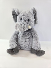 First Impressions Plush Sitting Elephant Grey