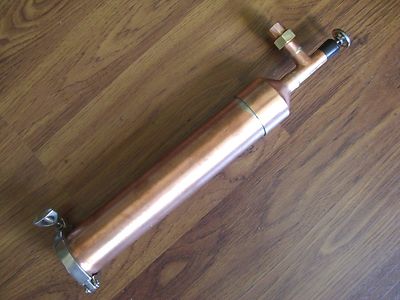 Beer Keg Kit Moonshine Still Head 1 ft COPPER column 2'' x 1/2 tri clamp w/union 