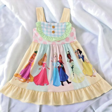 Disney Princess Twirl dress Elsa, Snow White, Tiana, Anna, Sleeping Beauty Dress