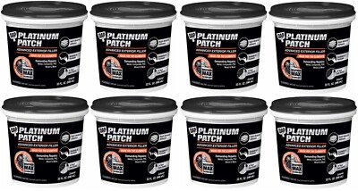 Dap 7079818787 32 Oz Weatherproof Platinum Patch Exterior Filler - Quantity 8