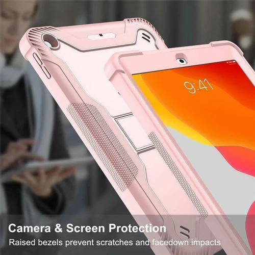 For iPad 5/6/7/8/9/10th Mini Air Pro 11" Shockproof Rugged Stand Hard Case Cover - Picture 41 of 53