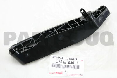 5253553011 Genuine Toyota RETAINER, FRONT BUMPER SIDE, RH 52535