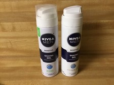 2 Nivea Men Sensitive Shaving Gel 7 Oz Each Comforts And Protects