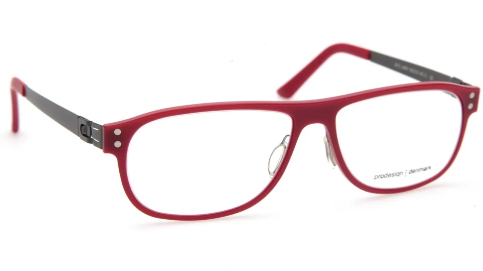NEW PRODESIGN DENMARK 6512 c.4031 Red EYEGLASSES 55-15-140mm B36mm - Image 3 of 4
