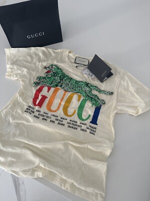GUCCI Tops Tiger Sequins Women 