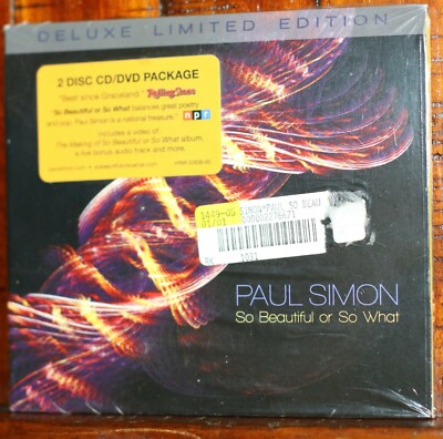 Paul Simon So Beautiful Or So What Deluxe Limited Edition Two CD/DVD New