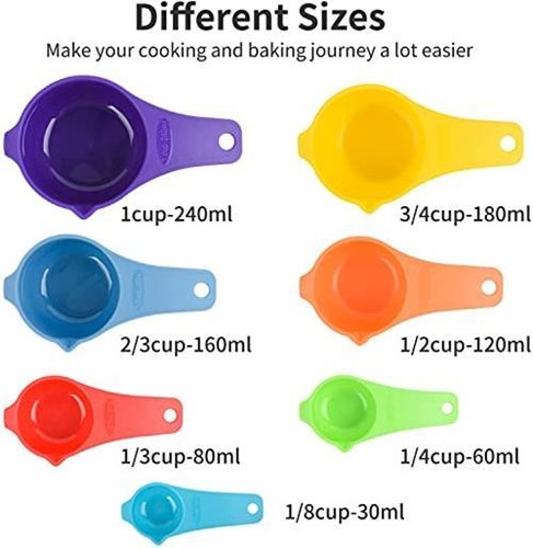 Measuring Cups and Spoons Set Plastic Measuring Cup Set Measuring Spoons and 