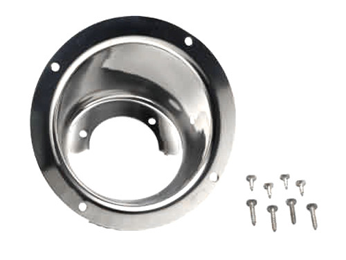 Cadre d orifice de réservoir chromé Jeep Wrangler TJ contour trappe