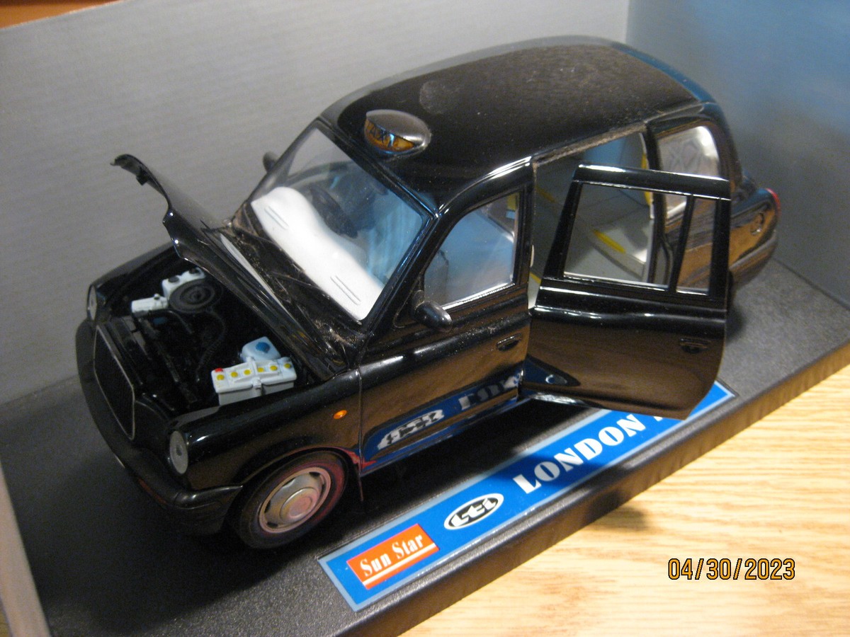 SUNSTARサンスター 1/18 LONDON TAXI ダイキャスト CAB 1998 黒 ロンドンタクシー ミニカー SUNSTARサンスター 1/18 LONDON TAXI ダイキャスト CAB 1998 黒