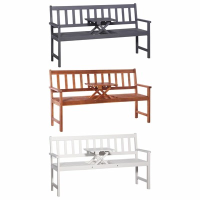 Gartenbank Klapptisch Holzbank Sitzbank 3-Sitzer Parkbank ...