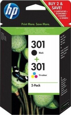 2x Original HP 301 Tinte Patronen OfficeJet 2620 4630 4632 2622 MHD