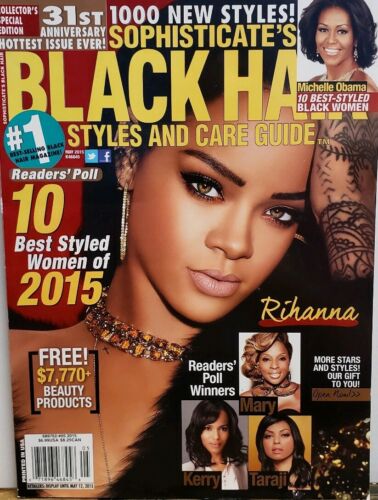Sophisticates Black Hair Styles and Care Guide May 2015 Rihanna FREE  SHIPPING CB | eBay