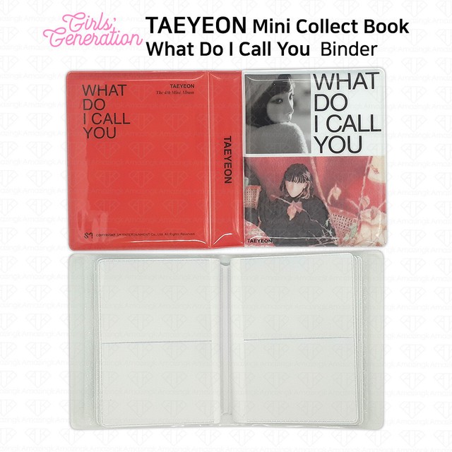 SNSD Taeyeon Mini Collect Book What Do I Call You Polaroid Photocard Binder Only