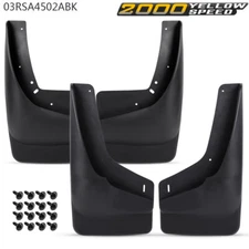 4PCS Fit For 99-07 Chevy Silverado Sierra plash Guards Mud Flaps Front & Rear 