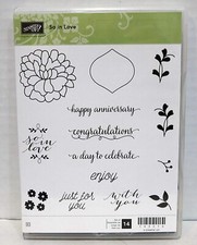 Stampin' Up Set So In Love 14pc 143216  SO DETAILED THINLITS DIES 142751