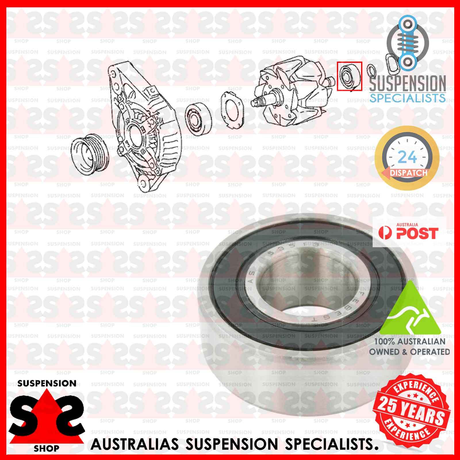 Bearing | Drive Bearing, Alternator Suit TOYOTA Chaser (_X10_) 2.5 ...