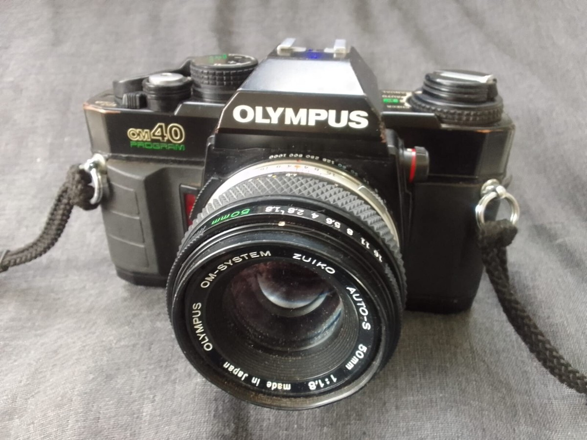 OLYMPUS OM40 Program SLR 35mm Film Camera with ZUIKO auto-S 50mm f