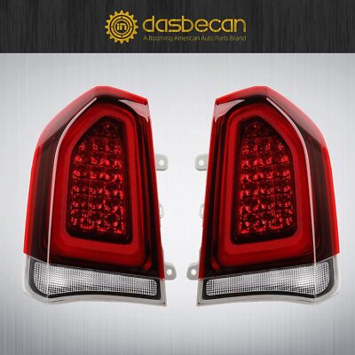 Dasbecan 68196290AC 68196291AC Black Led TailLight Trim Full LED