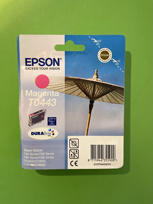 EPSON Original Tinte T0443 Magenta neu OVP MHD  Rechn.+MwSt