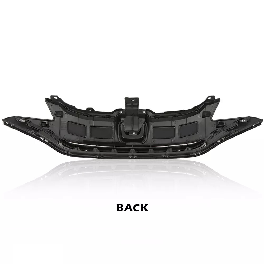 For Honda FIT EX 2015-2017 Front Bumper Upper Grille + Fog Light Kit+4 Brackets