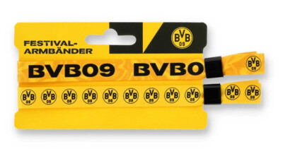 Borussia Dortmund Festival Armband 2er Set Festivalbänder Band BVB 09