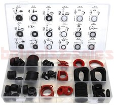 141 Pc Faucet Washer Assortment Ruber Fiber Klingerite Kitchen Bath Sink Hose