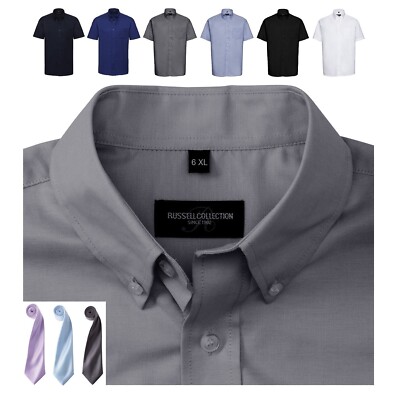 Men's Short Sleeve Classic Oxford Shirt Klassisches Uni Oxford Hemd, kurze Ärmel