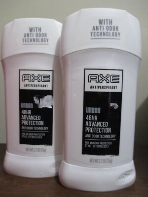 2x AXE Antiperspirant Deodorant Stick for Men urban white  2.7 oz