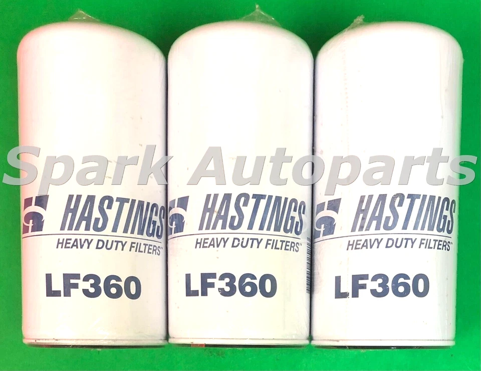 New Lot of 3 Engine Oil Filter HASTINGS LF360 For INTERNATIONAL HARVESTER	5070 Foto 2 de 3