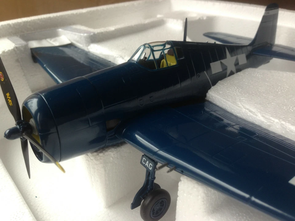 ARMOUR FRANKLIN MINT 1/48 F6F5 HELLCAT US NAVY CGV15 USS ESSEX 98174 B11B312 - Photo 4/4