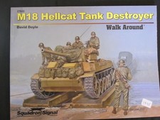 Squadron Book: M18 Hellcat Tank Destroyer Walk Around - Color Profiles PB 27029
