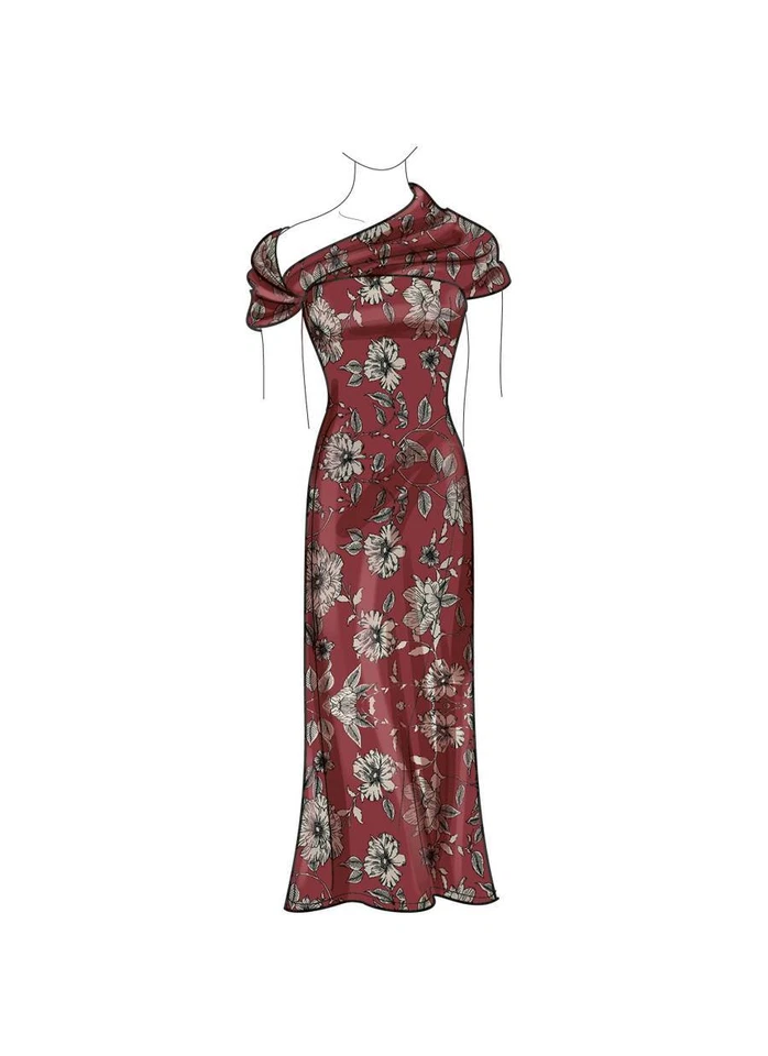 Schnittmuster Jerseykleid mit Bolero Simplicity s9820 34-42/44-52 - Bild 4 von 4