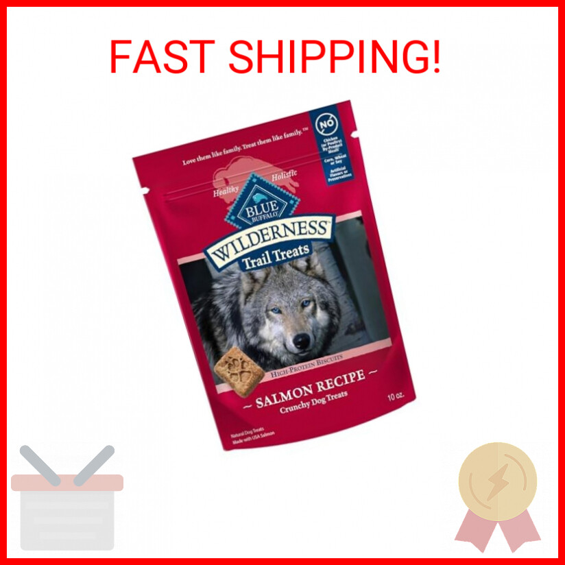 Blue Buffalo Wilderness Trail Treats High Protein Grain Free Dog Biscuits Crunch