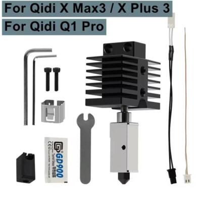 Upgrade Hotend For Qidi X Max3/Plus 3/Q1-Pro 3D Printer Parts Heating Plate Kit