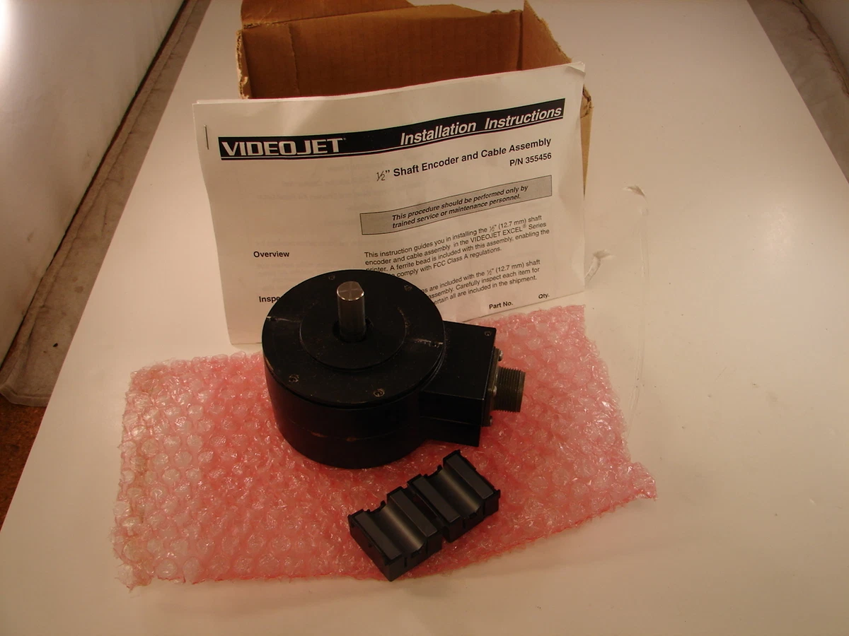 VIDEOJET 355456 REV D 108164-0001 1/2 